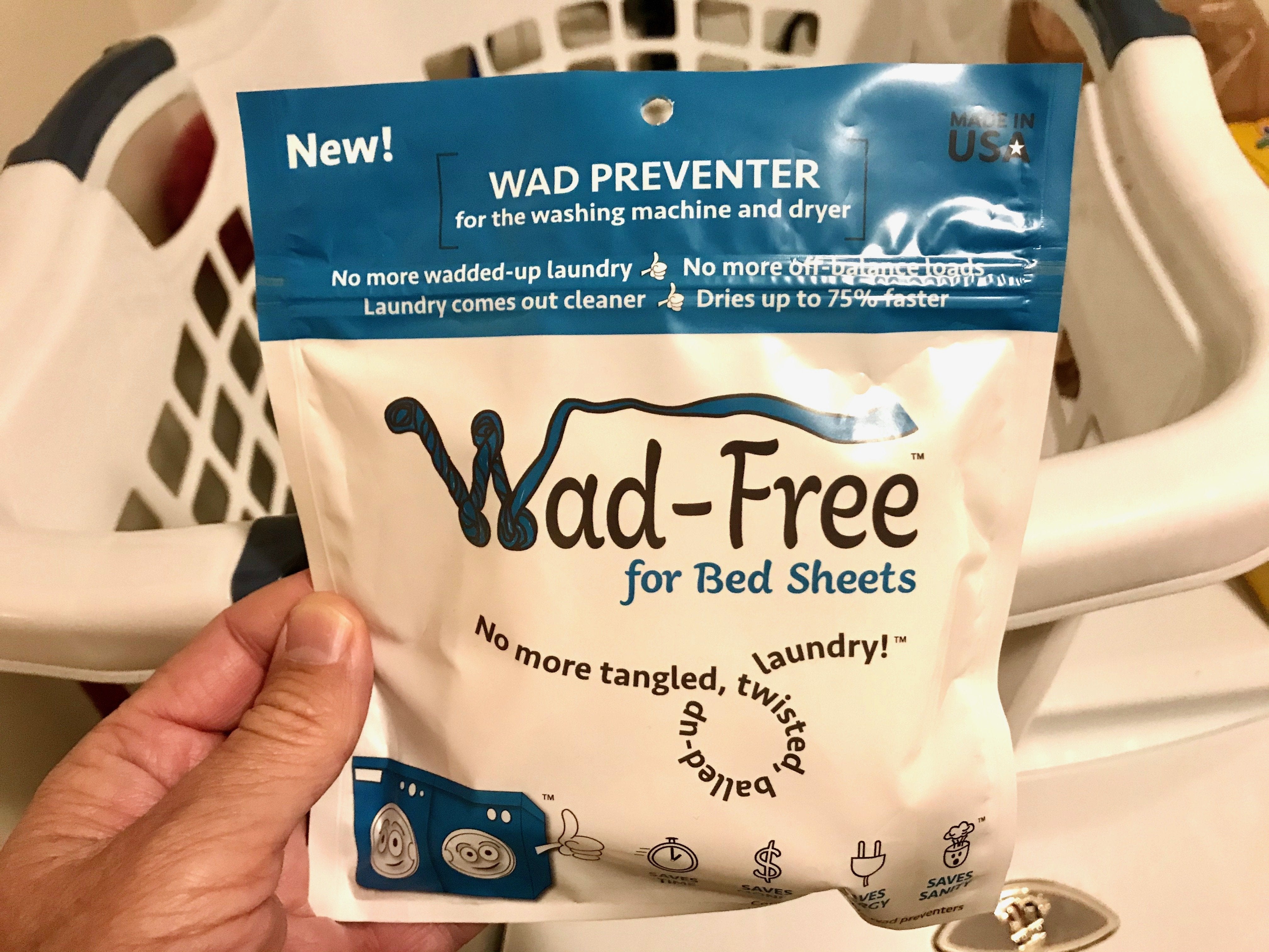 How to Prevent Tangled, Twisted, Balled-Up Sheets in the Washer and Dr –  Wad-Free® by Brayniacs LLC
