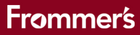 Frommer's logo is white type in a red rectangle with a triangle for the apostrophy