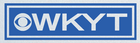 WKYT logo is all upper case white letters in a blue and white rectangle and a white eye mark symbol next to it
