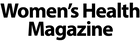 Womens Health Magazine in plain black text