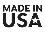 Wad-Free is Made in USA the A in USA is filled with a white star on black lettering