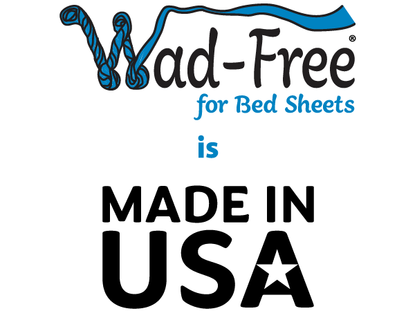 Wad-Free® prevents tangled, twisted, balled-up sheets, blankets, duvet –  Wad-Free® by Brayniacs LLC